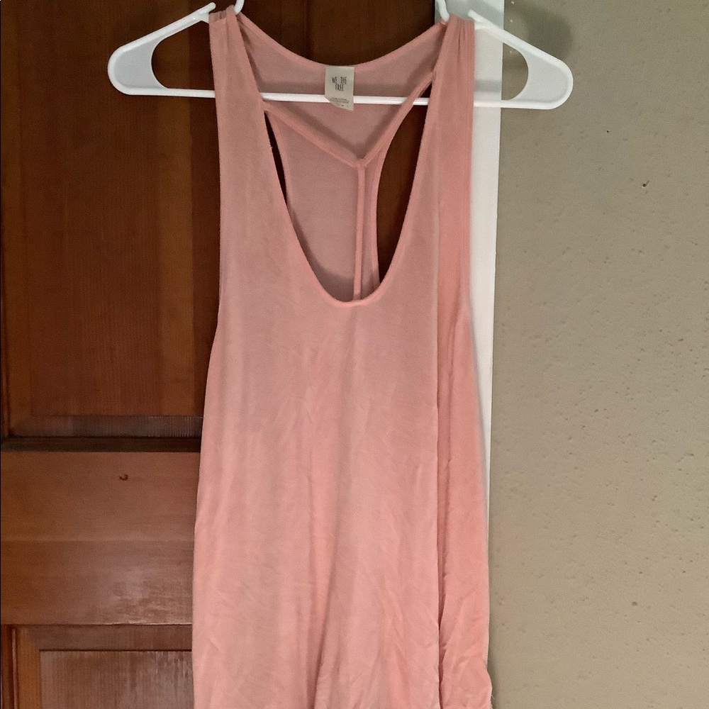 Peach Free People tank